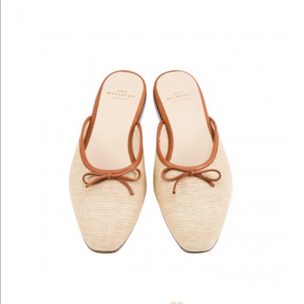 Ann Mashburn Raffia Joy Mule